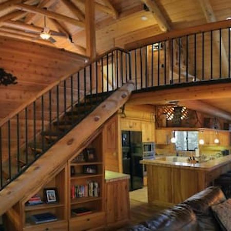 Eagles Nest - Natural Log Cabin With Guest House Idyllwild Eksteriør bilde