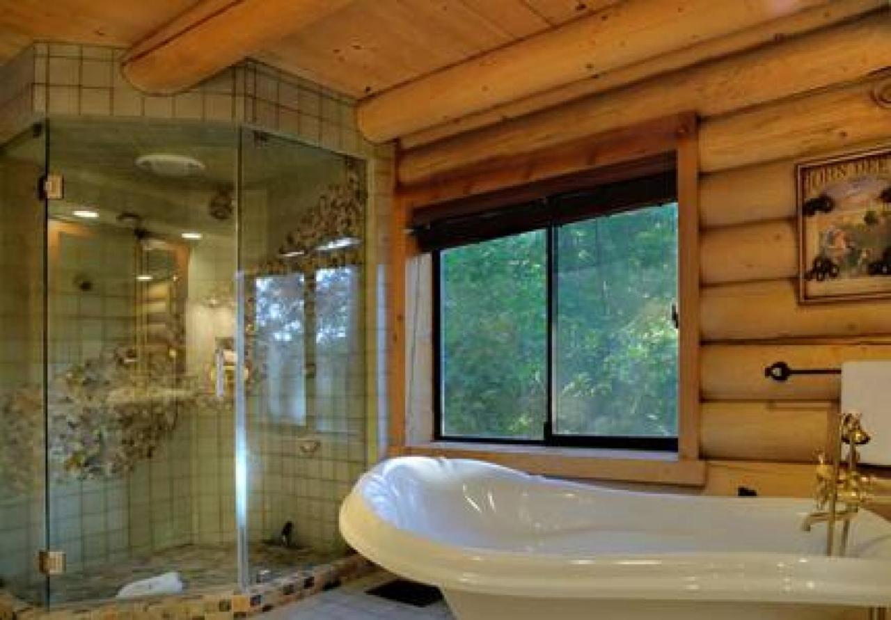 Eagles Nest - Natural Log Cabin With Guest House Idyllwild Eksteriør bilde