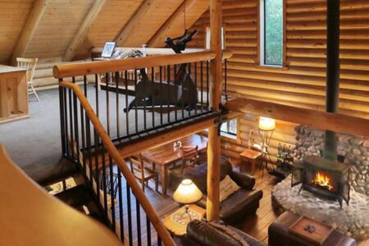 Eagles Nest - Natural Log Cabin With Guest House Idyllwild Eksteriør bilde